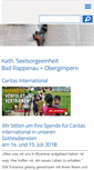 Mobile Screenshot of kath-badrappenau.de