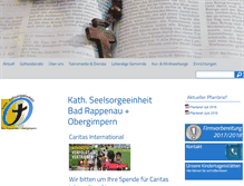 Tablet Screenshot of kath-badrappenau.de
